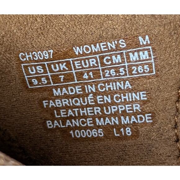 Rockport Cobb Hill Leather Wedge Heels 9.5 Brown Mary Jane Strappy Comfort Shoe - Picture 10 of 11